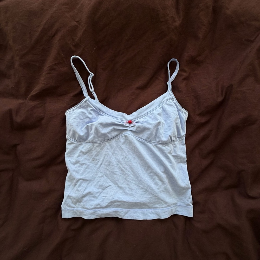 Free People Light Blue Camisole Top